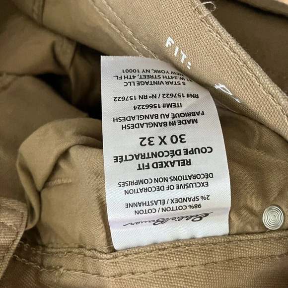 NWT Eddie  Bauer Relaxed Fit Utility Cargo Pants 30x32 - Picture 8 of 8